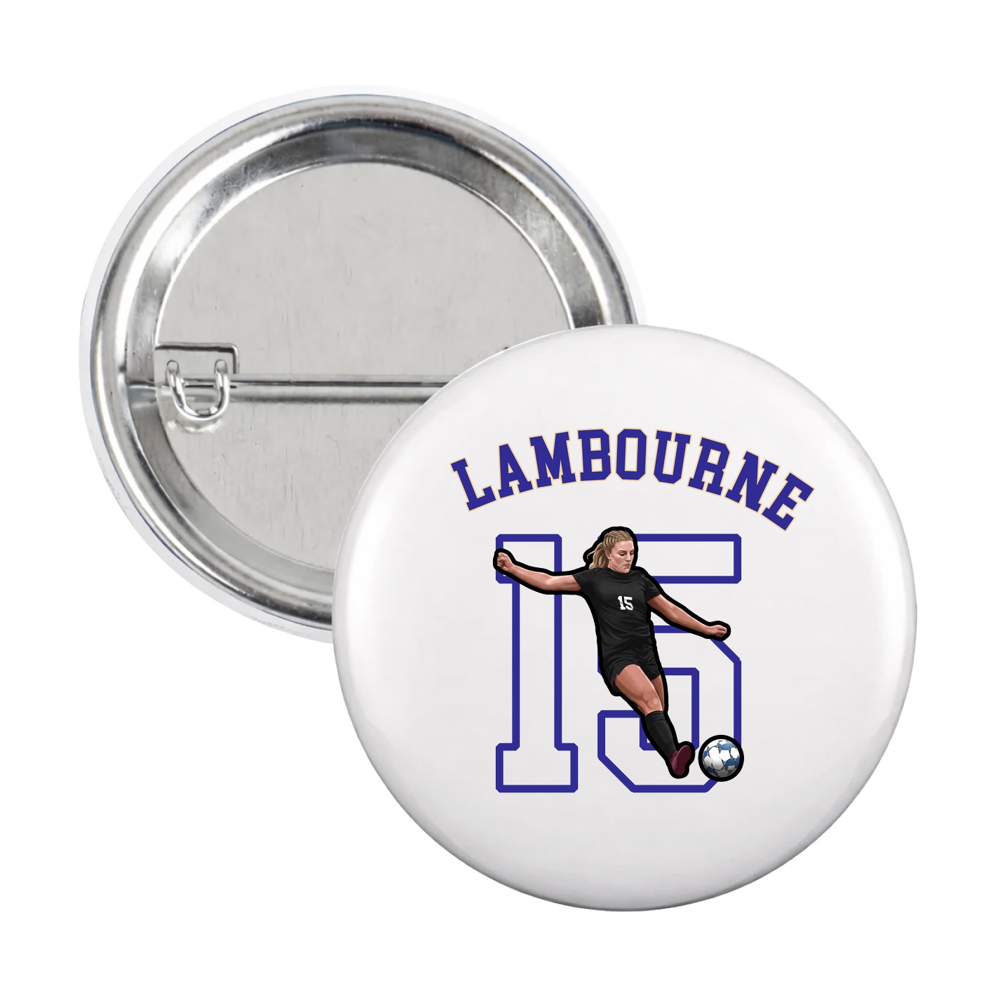 Game Day Button — Shirsey Arch in White