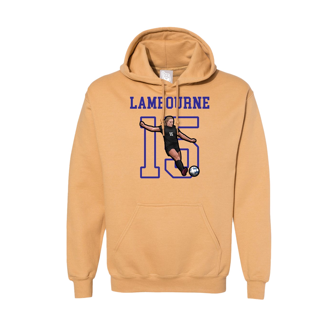 Hoodie — Shirsey in Vegas Gold