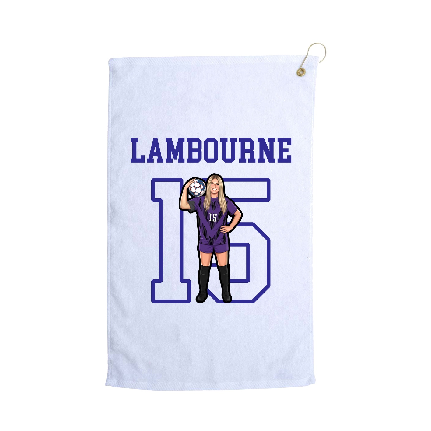 Golf Towel — Shirsey in White