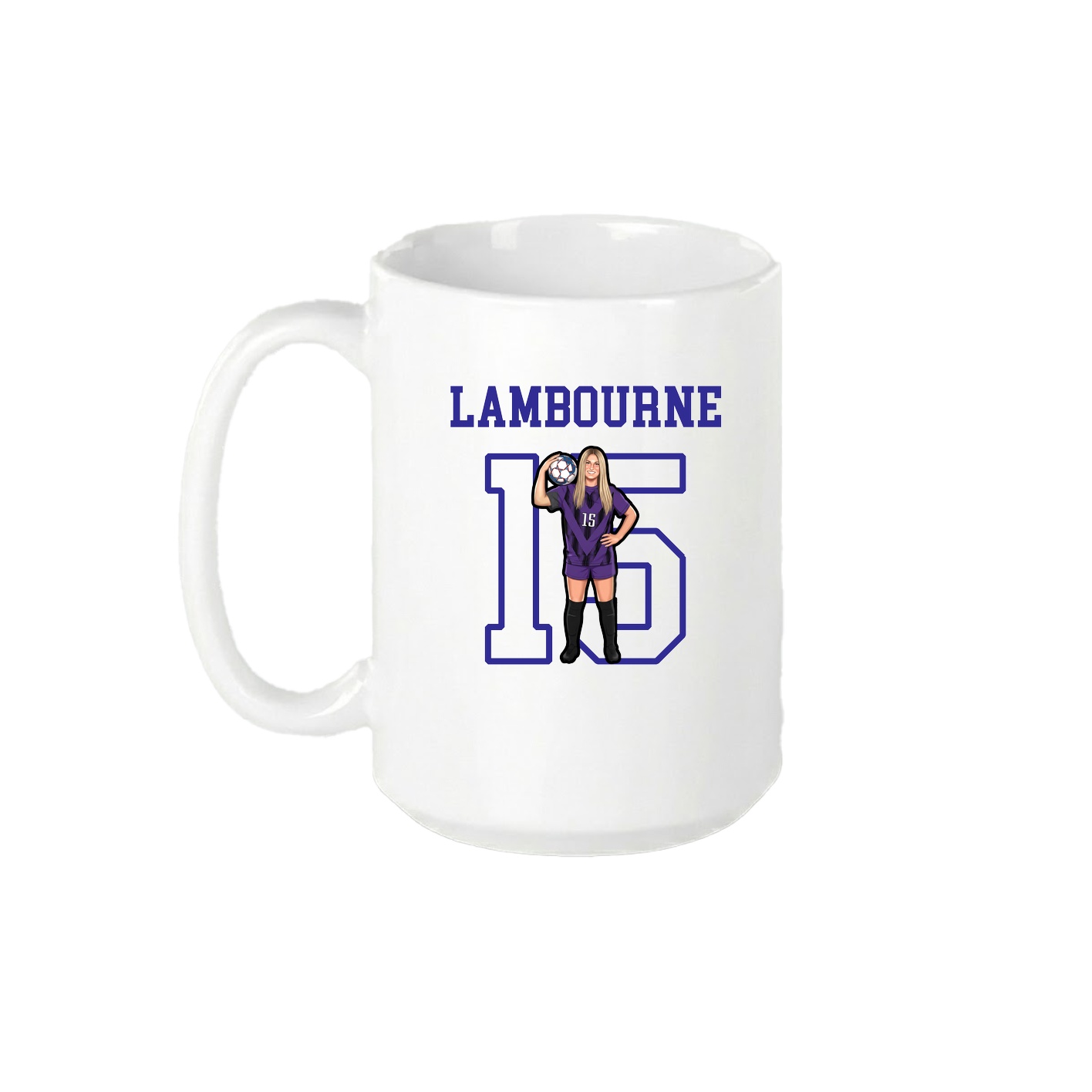 15oz Coffee Mug — Shirsey in White
