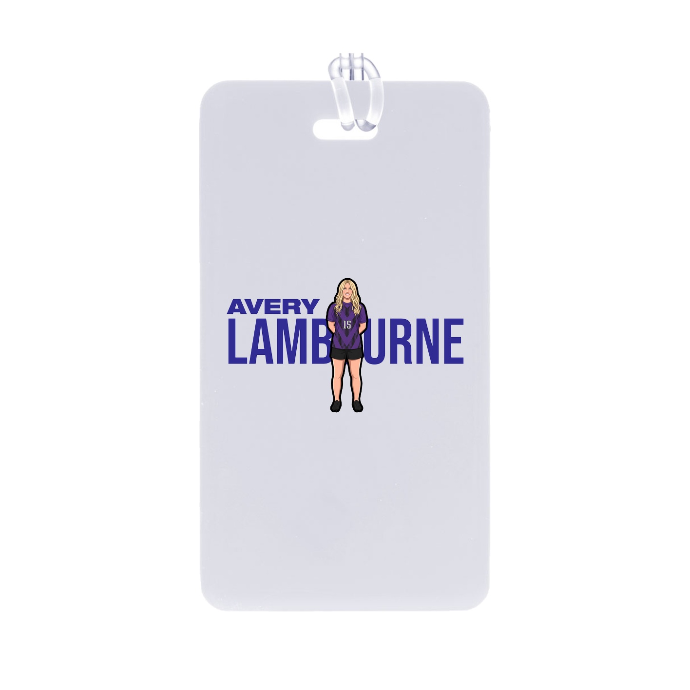 Bag Tag — Player Name in Classic
