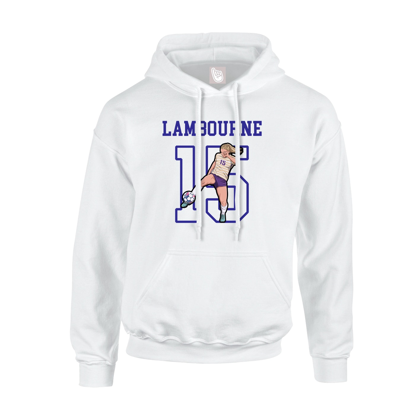 Hoodie — Shirsey in White