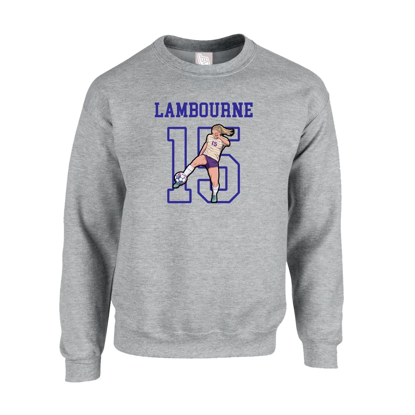 Fleece Crew — Shirsey in Grey