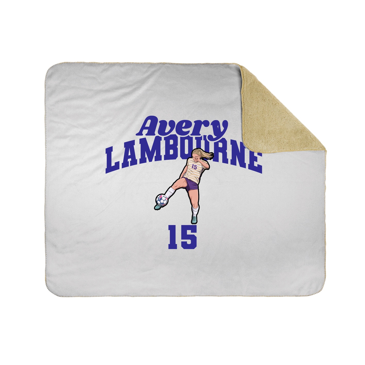 Throw Blanket — Signature Arch in White