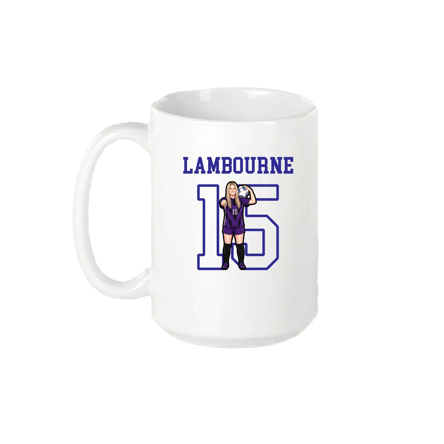 15oz Coffee Mug — Shirsey in White