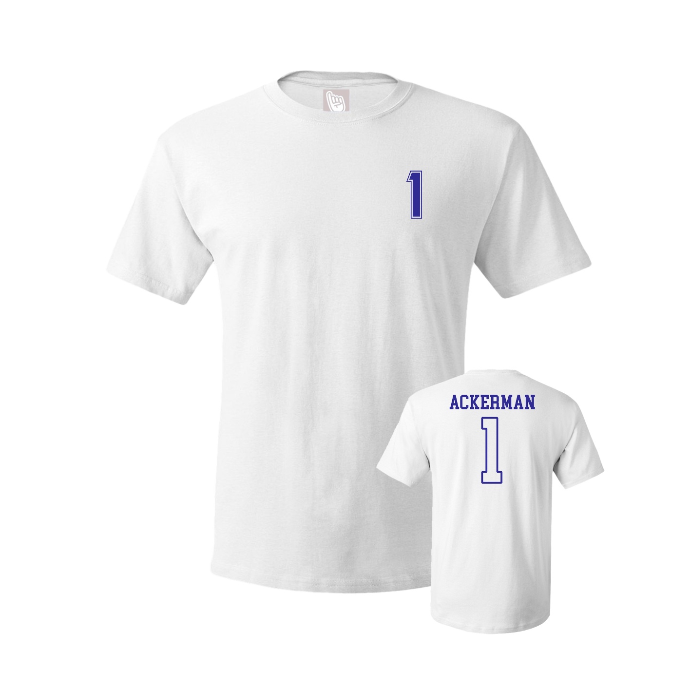 Youth Tee — Chest Back in White