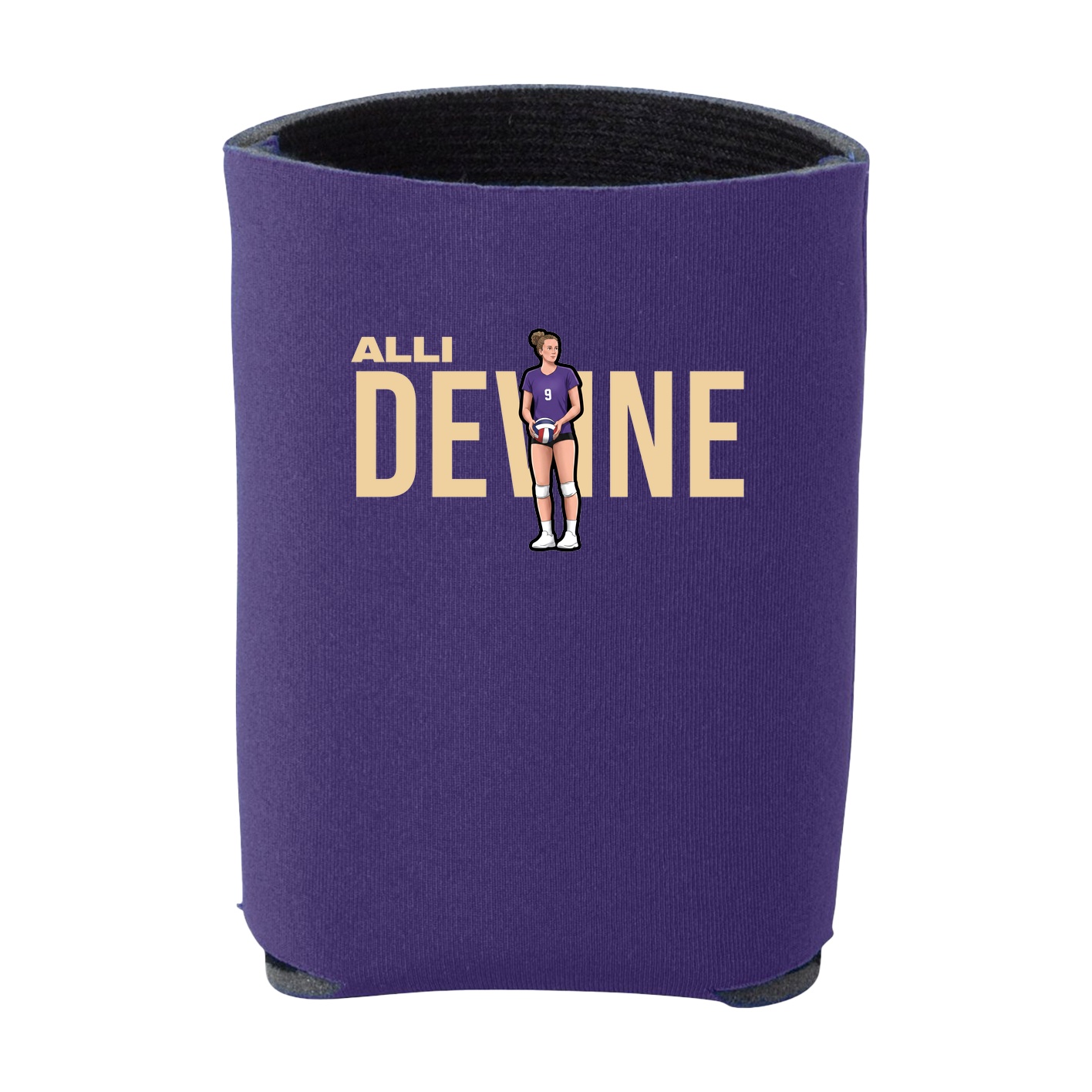 Can Holder — Player Name in Purple