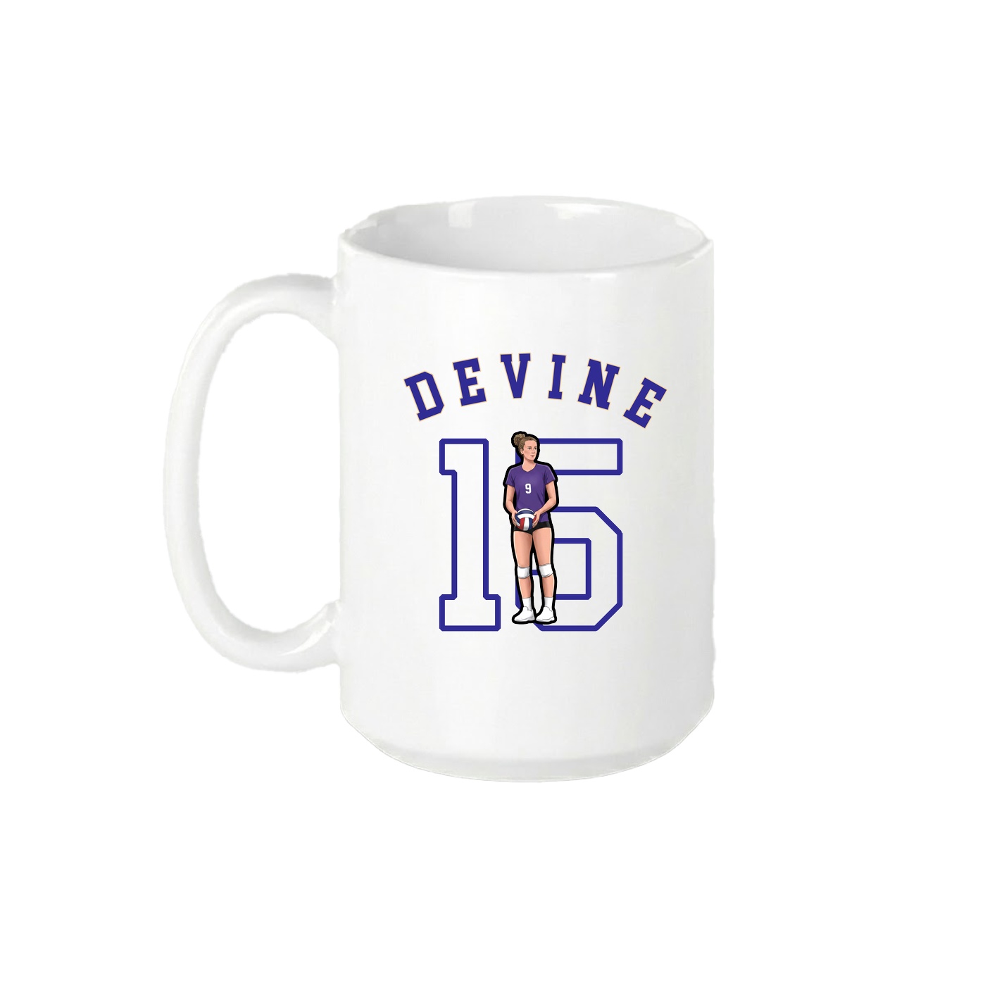 15oz Coffee Mug — Shirsey Arch in White