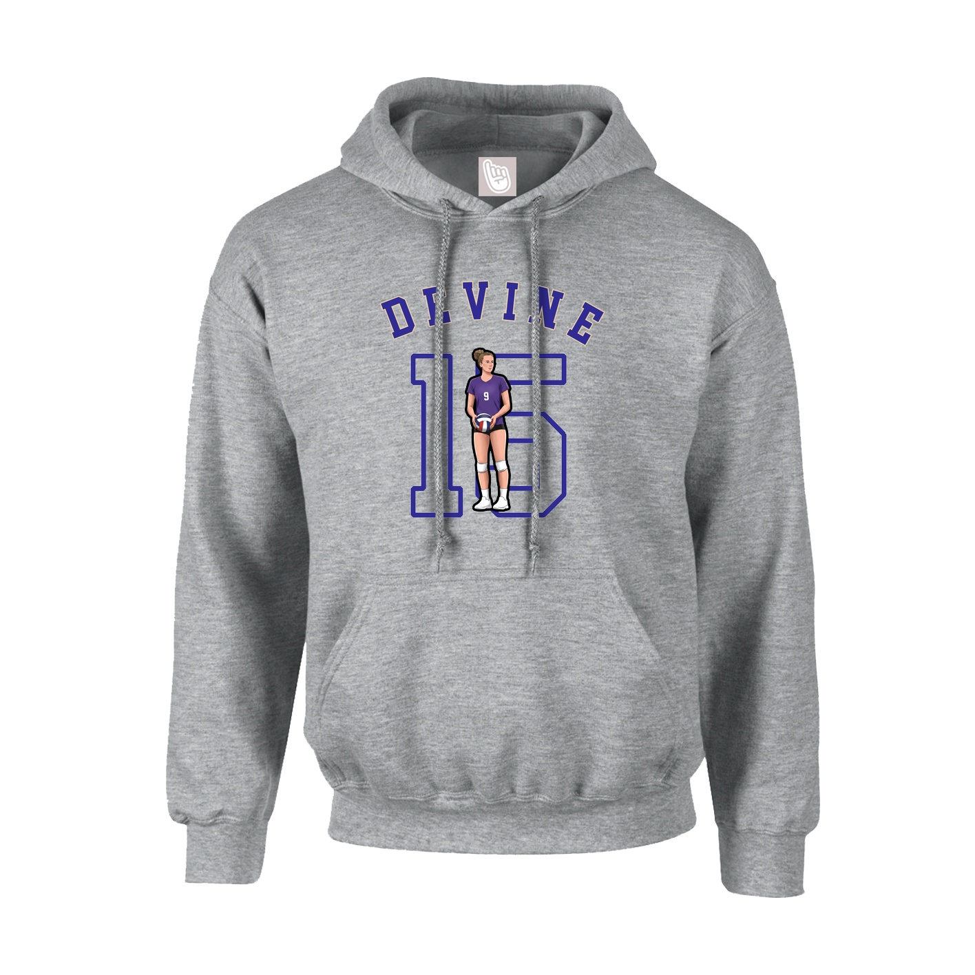 Hoodie — Shirsey Arch in Grey
