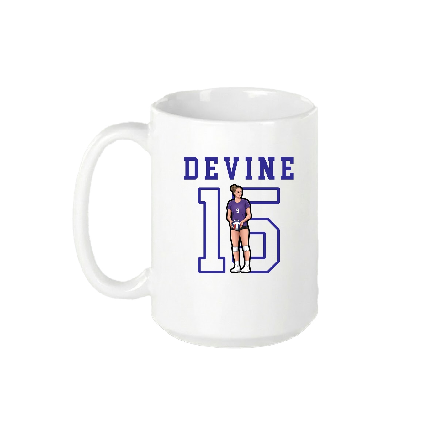 15oz Coffee Mug — Shirsey in White