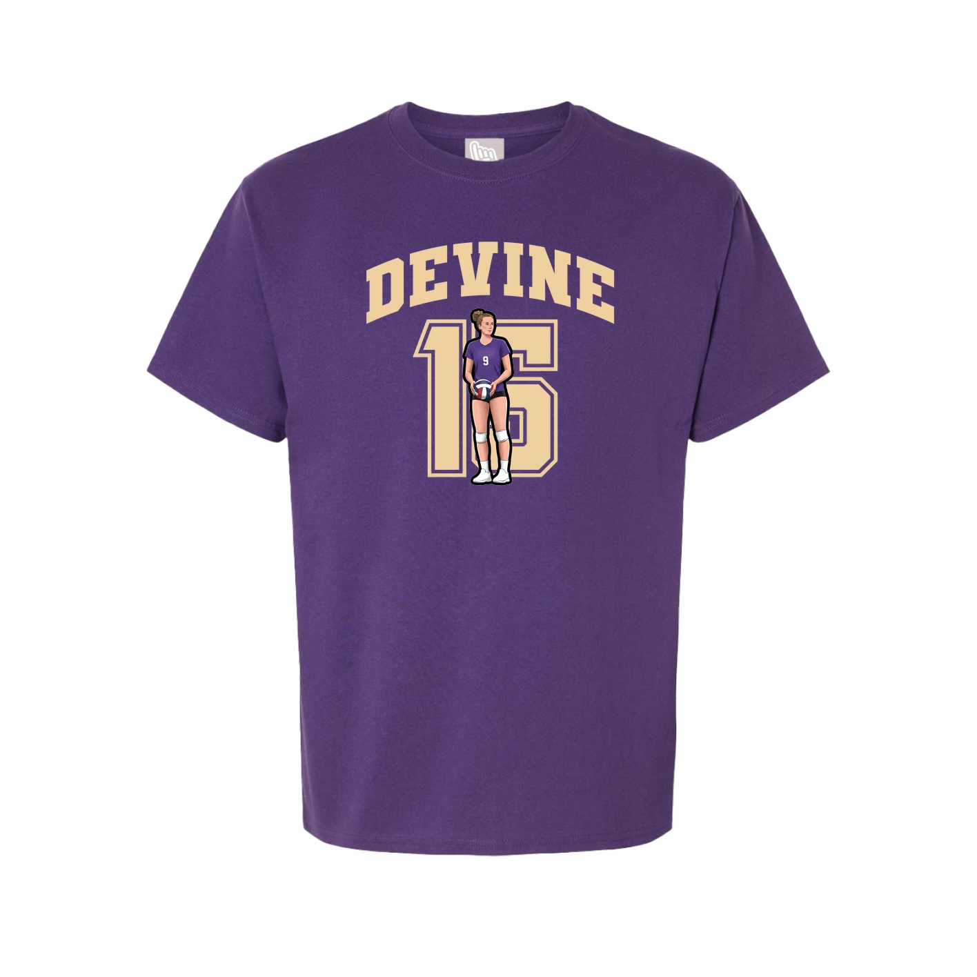 Tee — Number in Purple