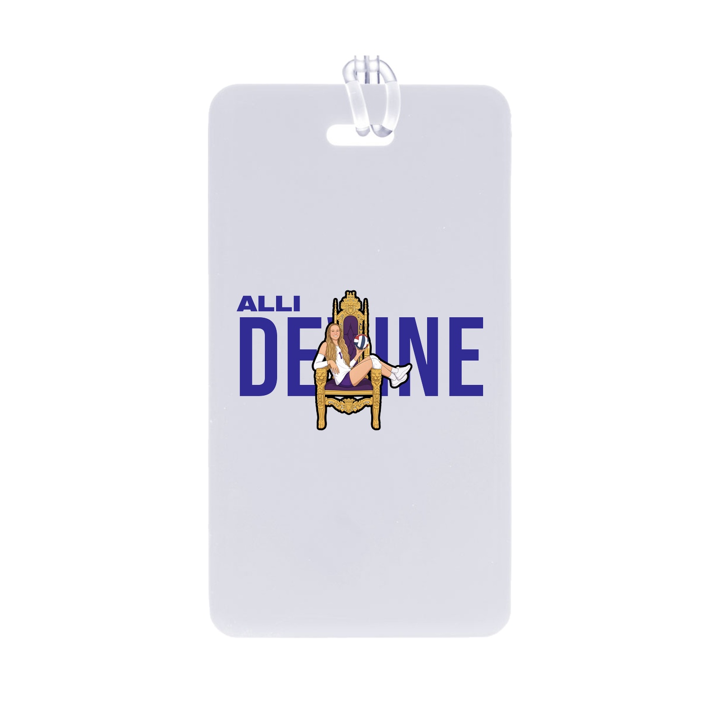 Bag Tag — Player Name in Classic