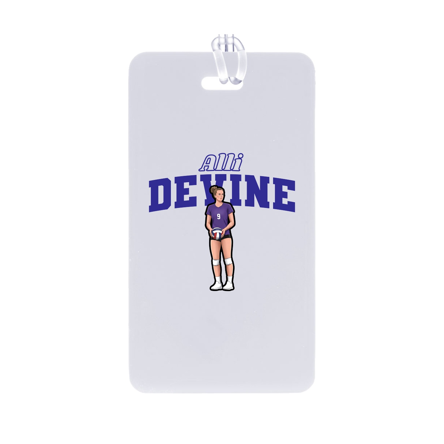 Bag Tag — Name Arch in Classic