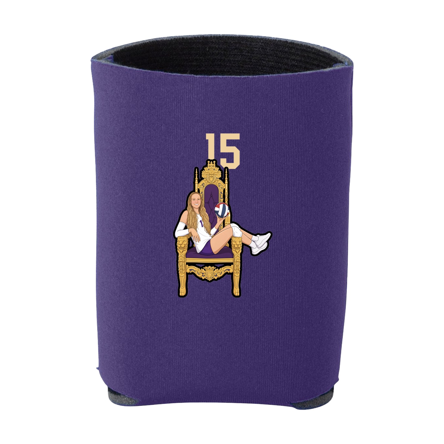 Can Holder — Number Top in Purple
