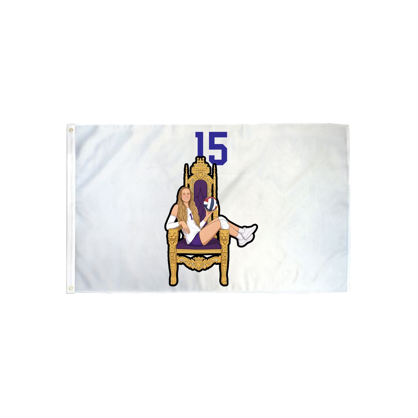 3x5 Flag — Number Top in Classic