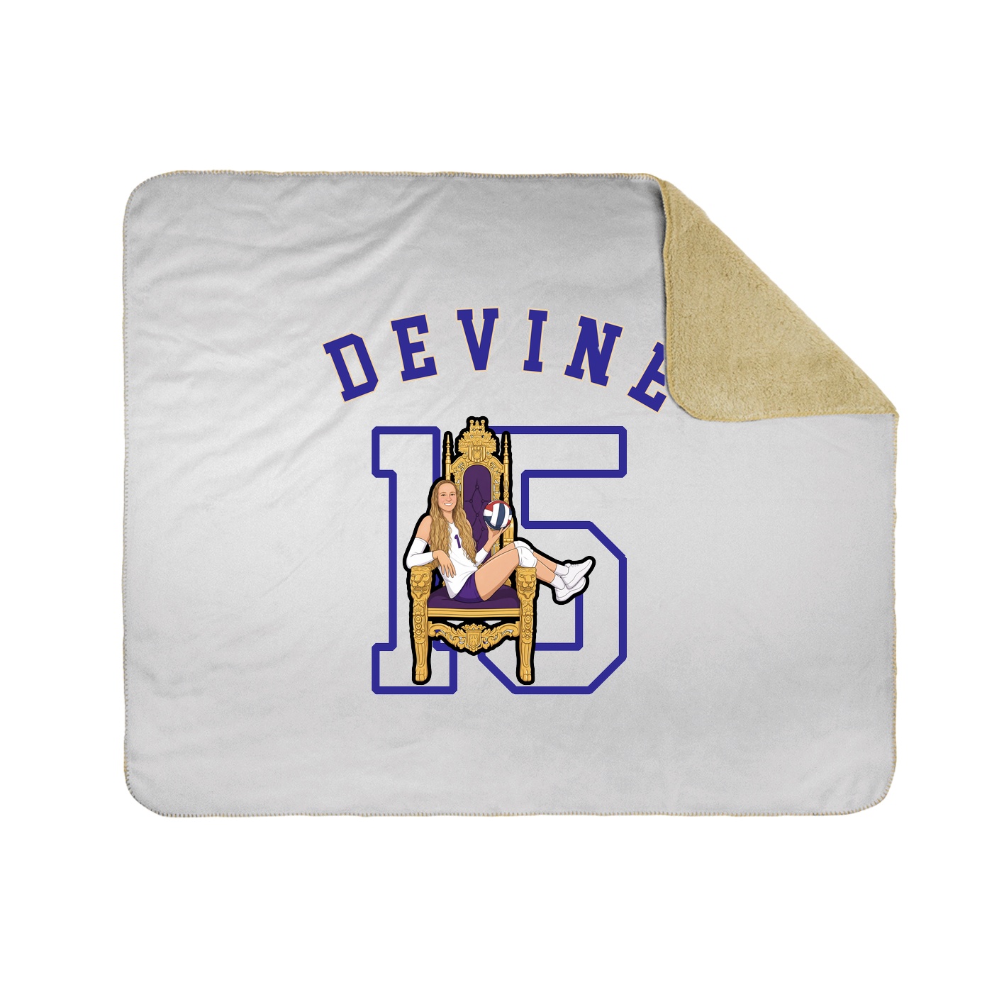 Throw Blanket — Shirsey Arch in White