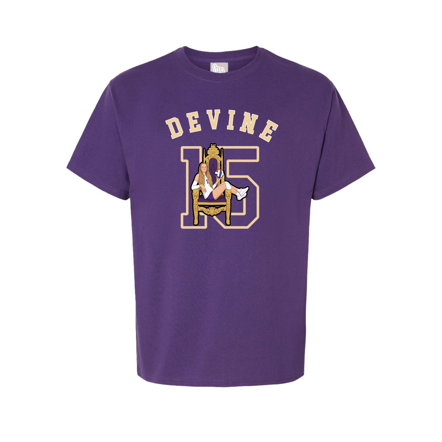 Youth Tee — Shirsey Arch in Purple