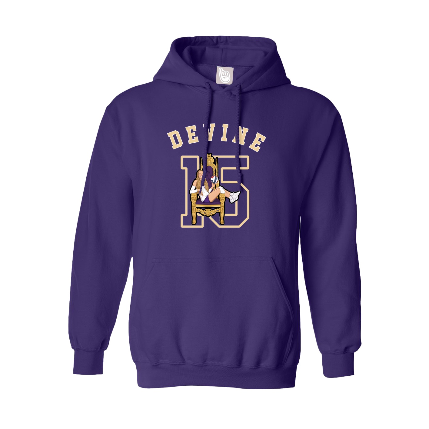 Hoodie — Shirsey Arch in Purple