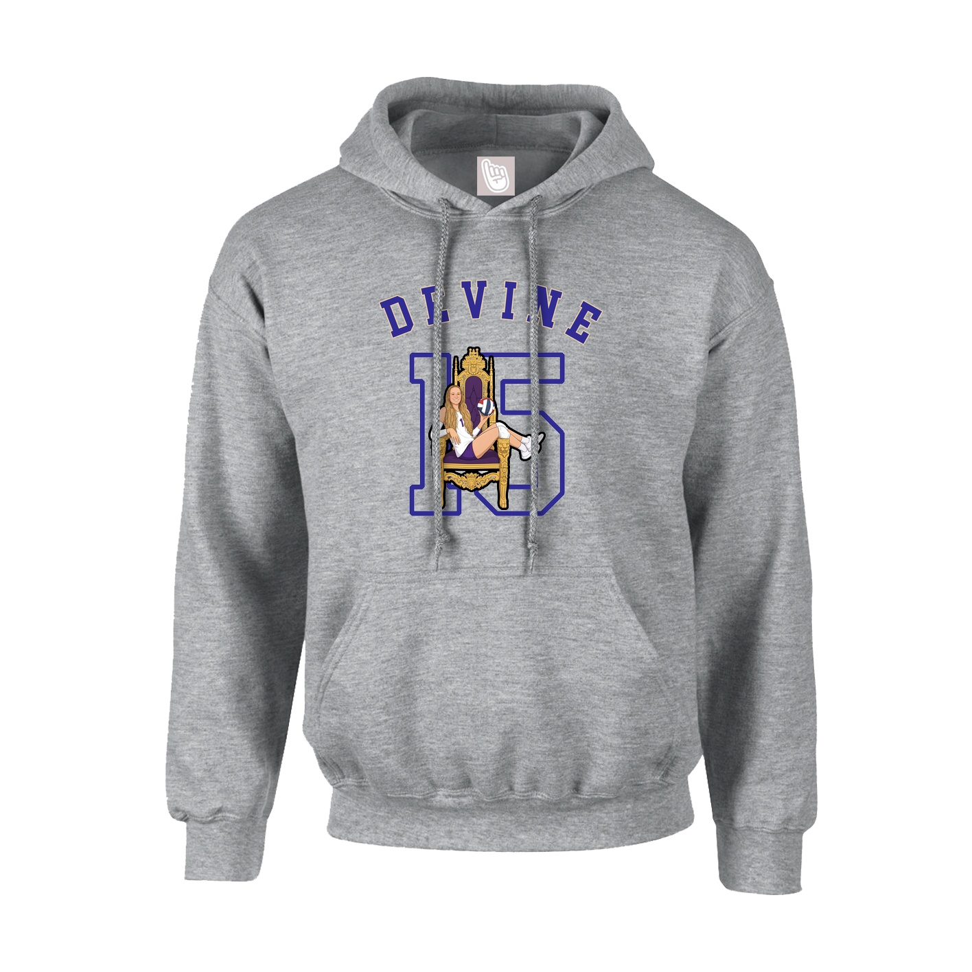 Youth Hoodie — Shirsey Arch in Grey