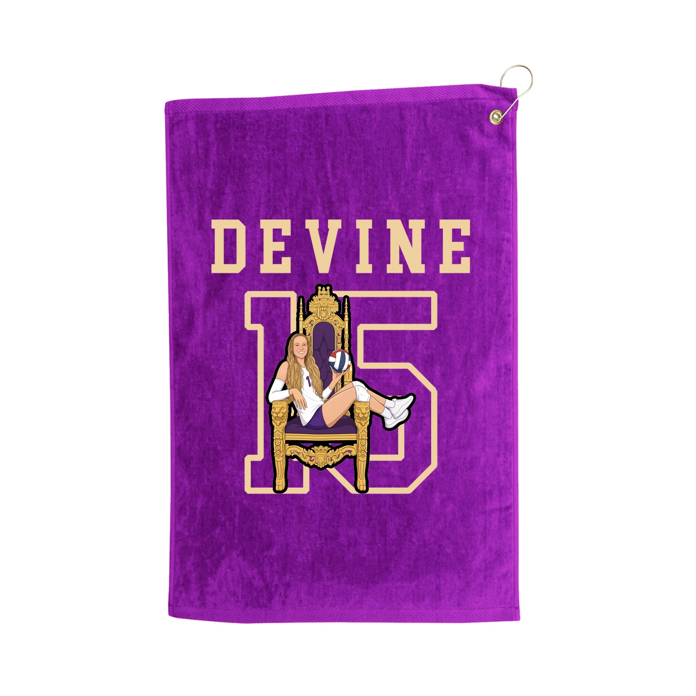 Golf Towel — Shirsey in Purple