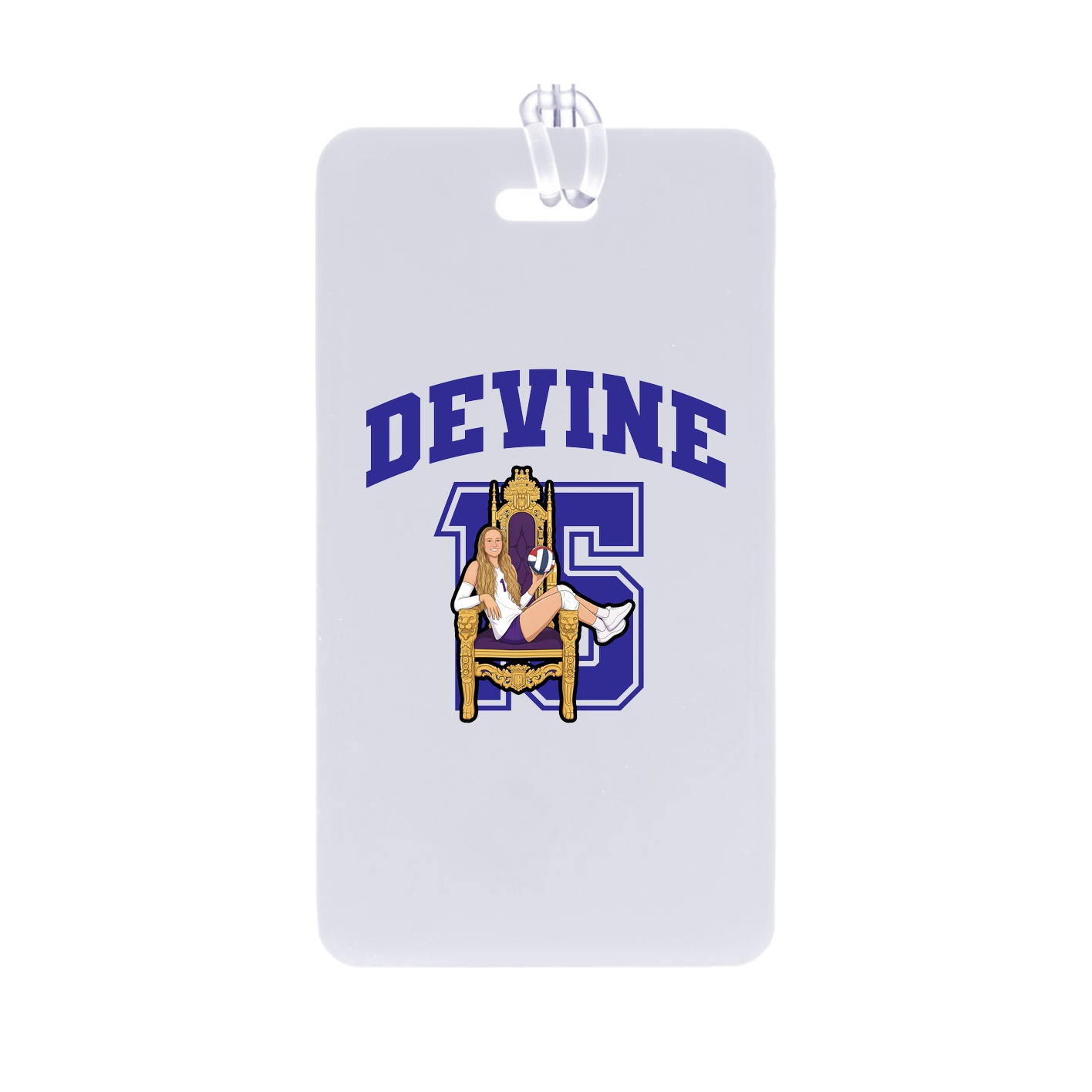 Bag Tag — Number in Classic