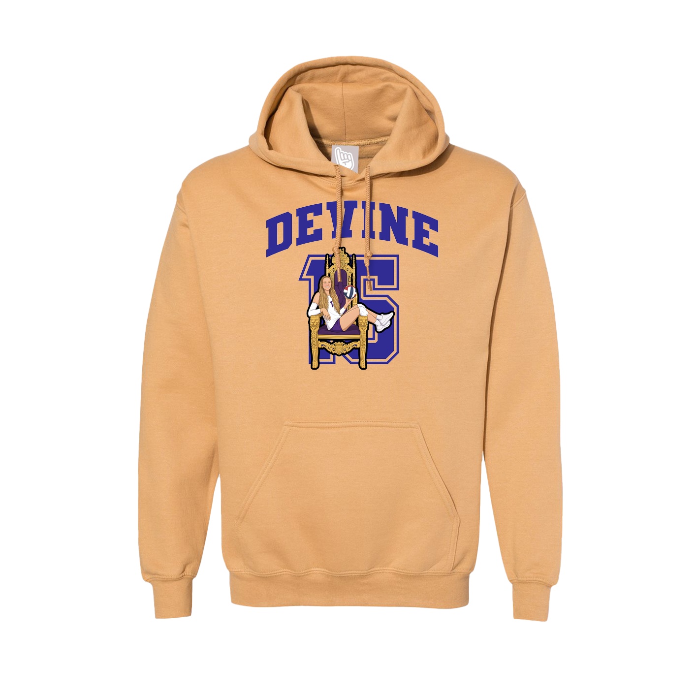 Hoodie — Number in Vegas Gold