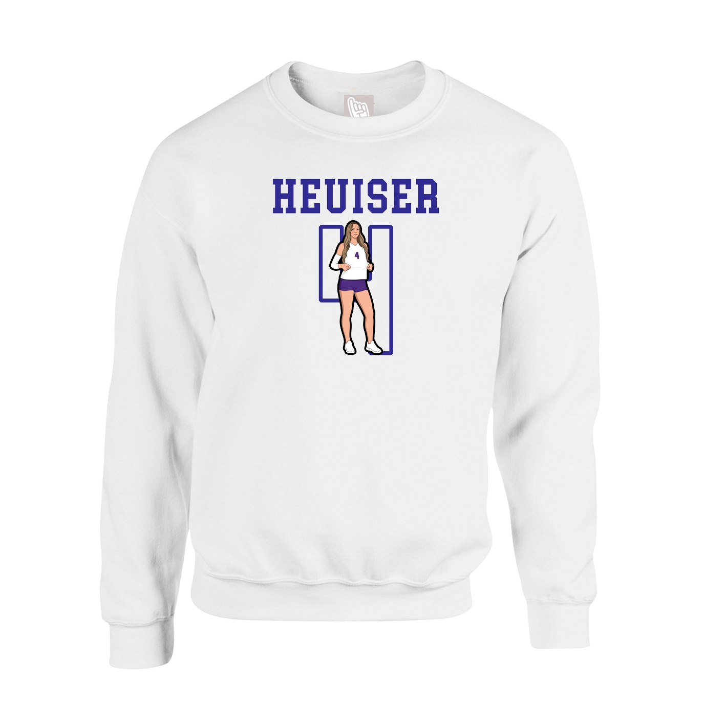 Fleece Crew — Shirsey in White