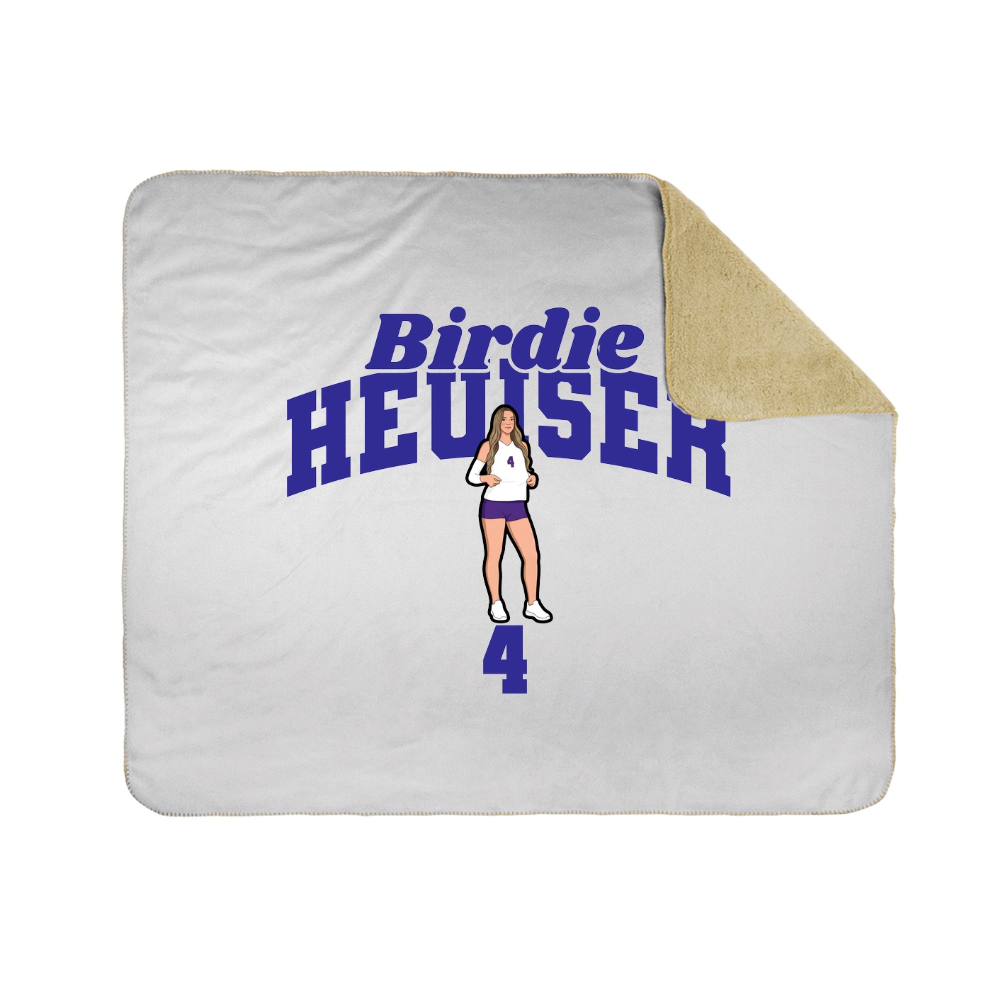 Throw Blanket — Signature Arch in White