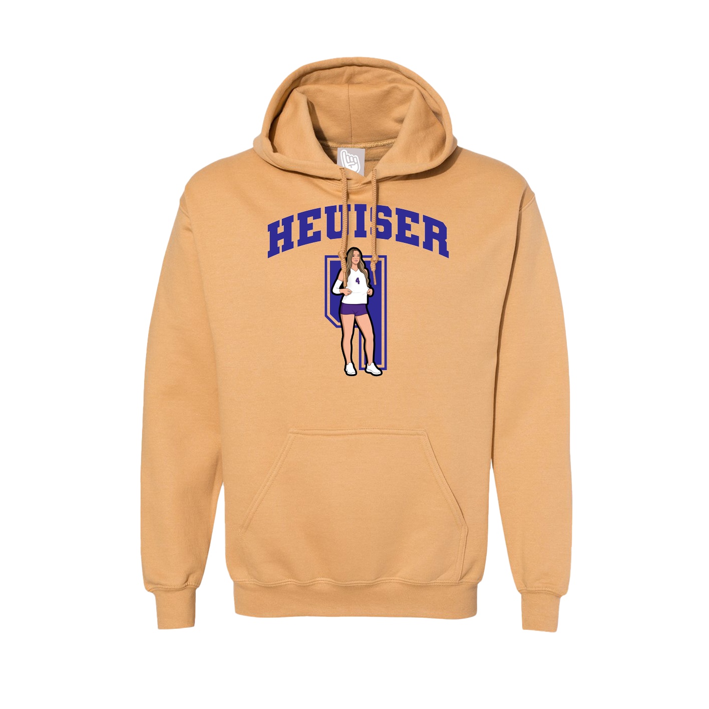 Hoodie — Number in Vegas Gold
