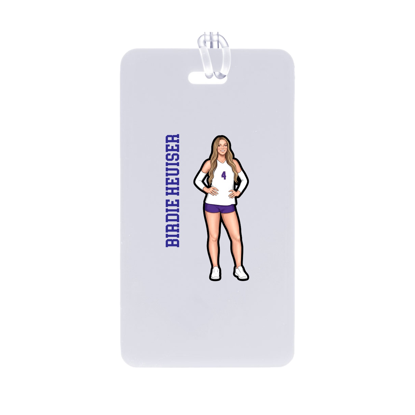 Bag Tag — Name Vertical in Classic