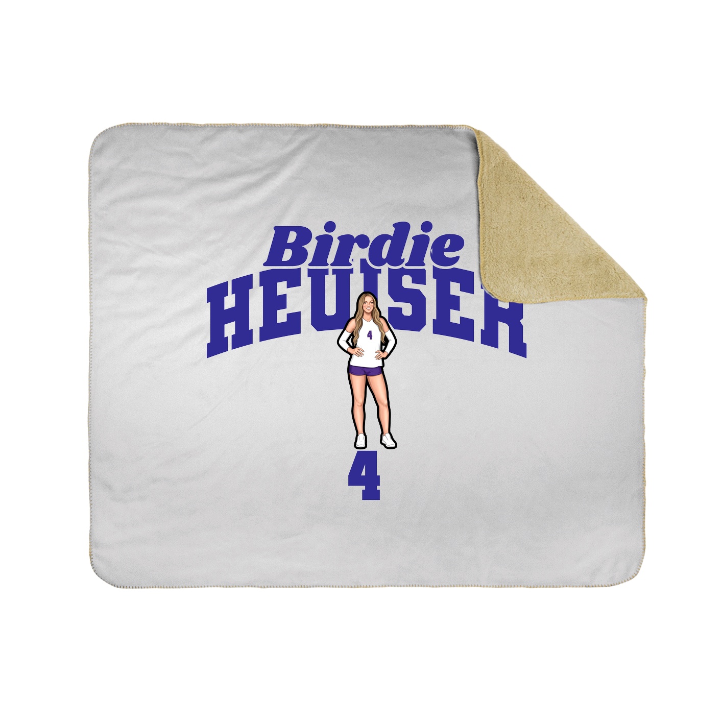 Throw Blanket — Signature Arch in White