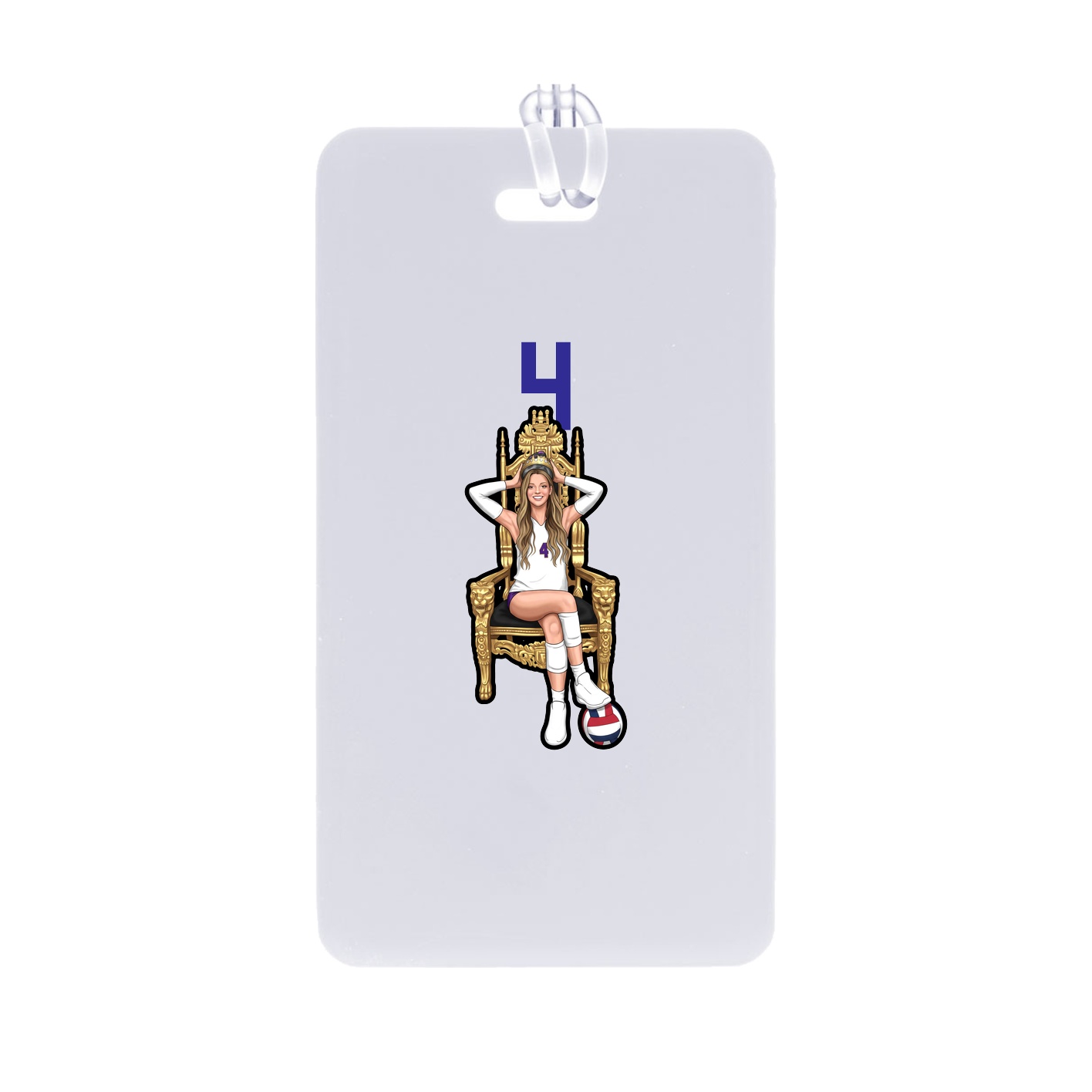 Bag Tag — Number Top in Classic