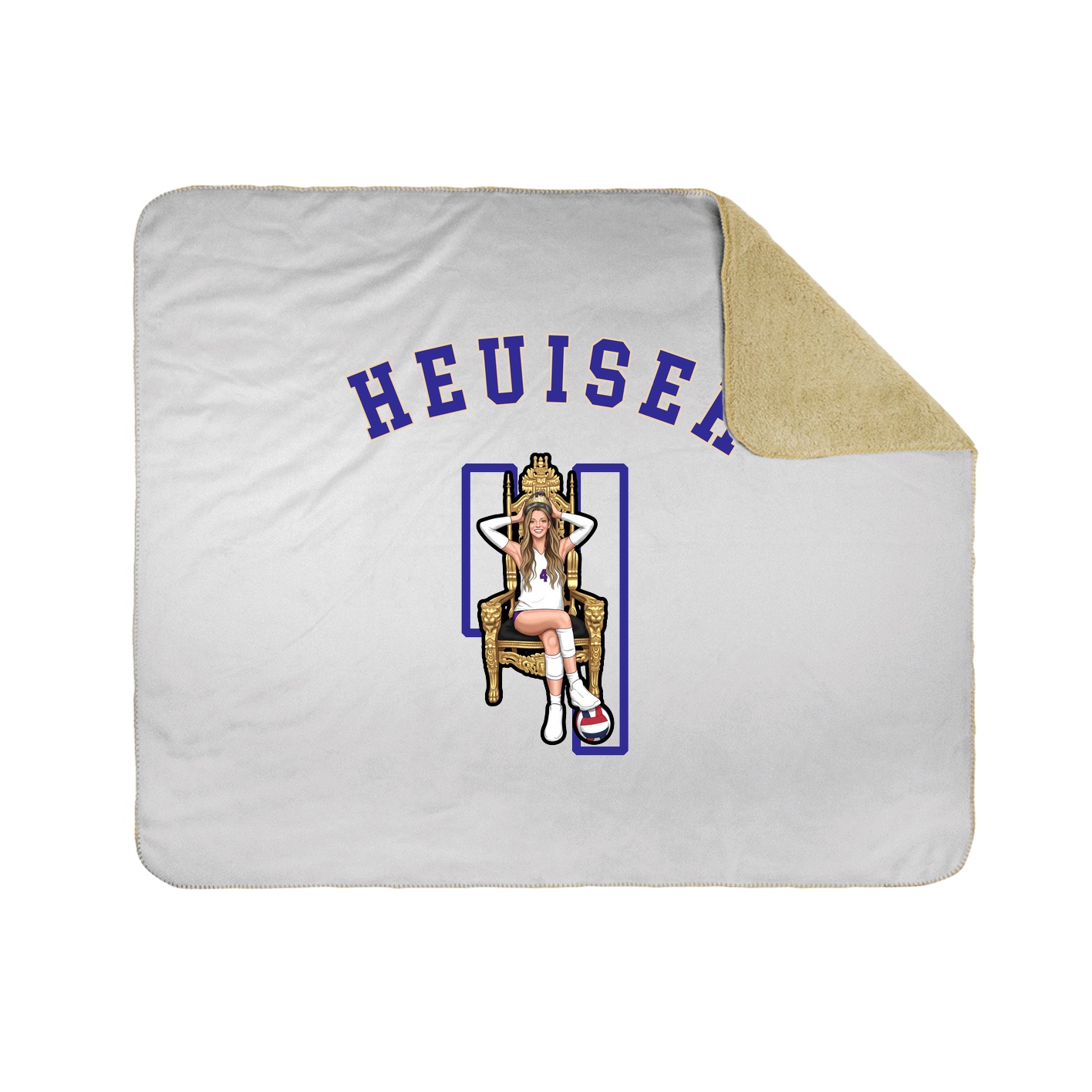Throw Blanket — Shirsey Arch in White