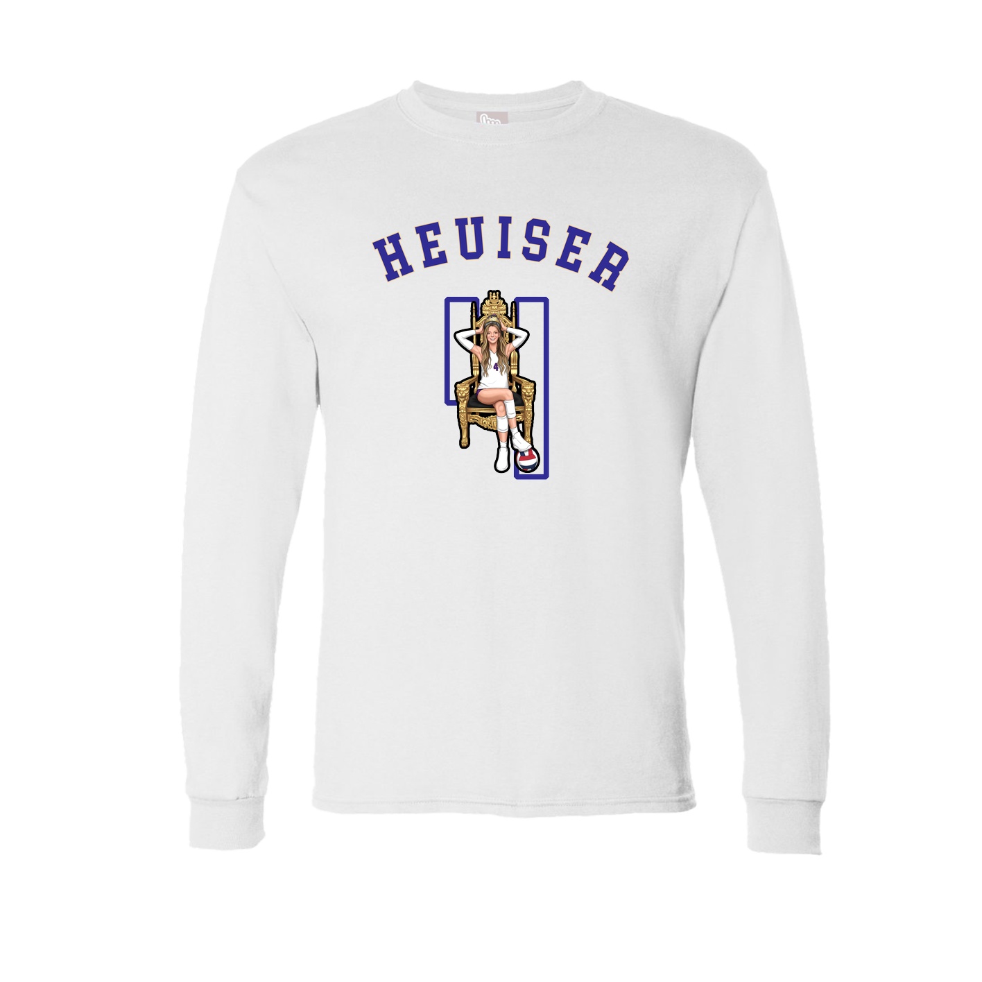 Long Sleeve Tee — Shirsey Arch in White
