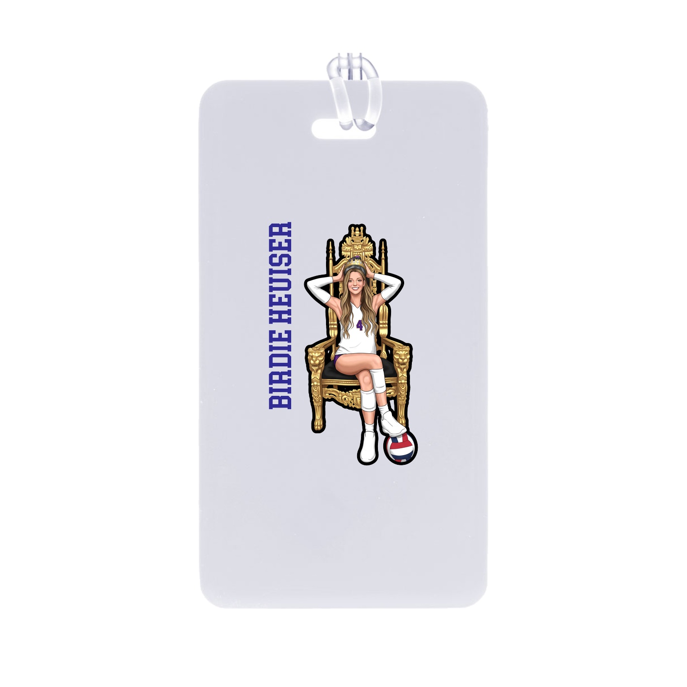 Bag Tag — Name Vertical in Classic