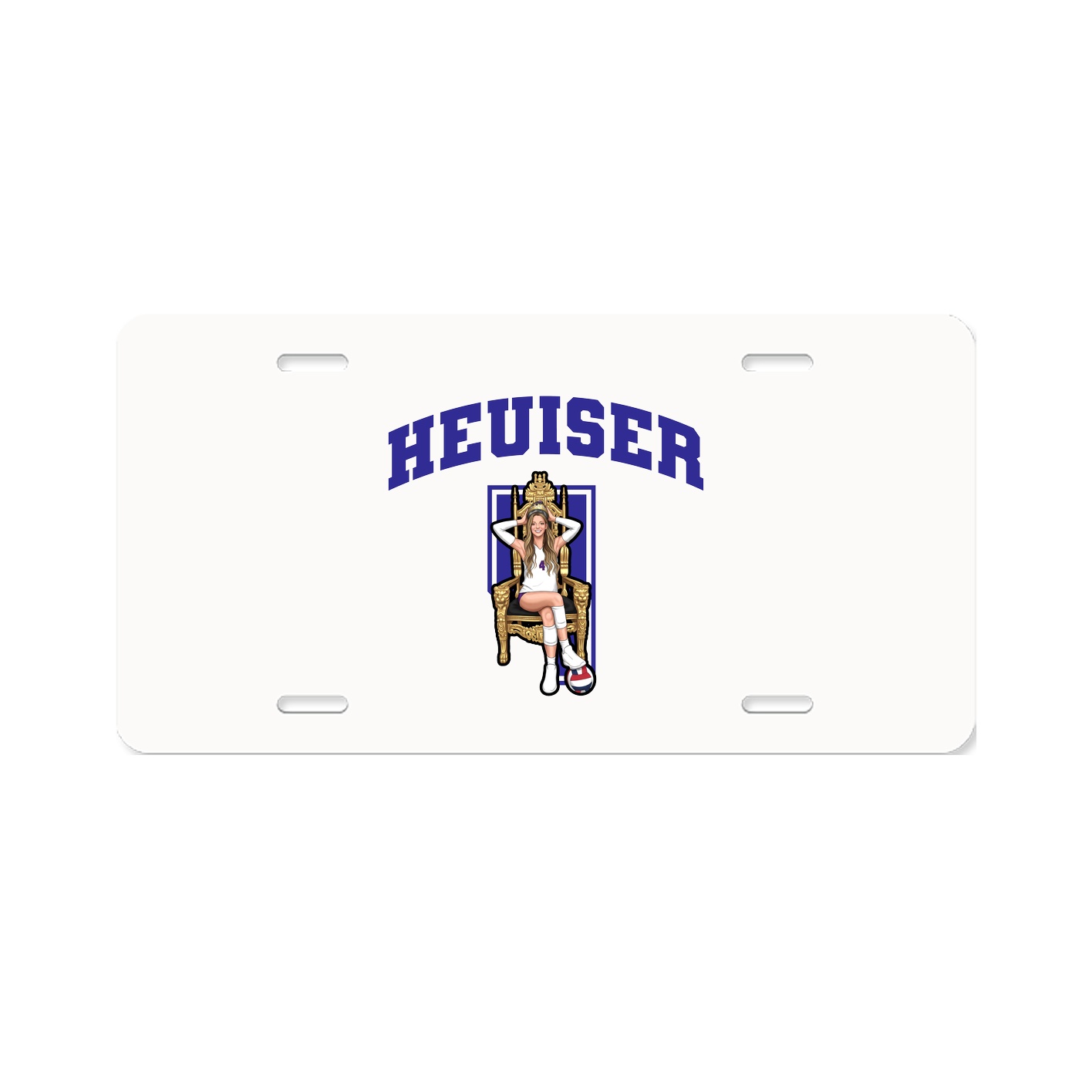 License Plate — Number in Classic