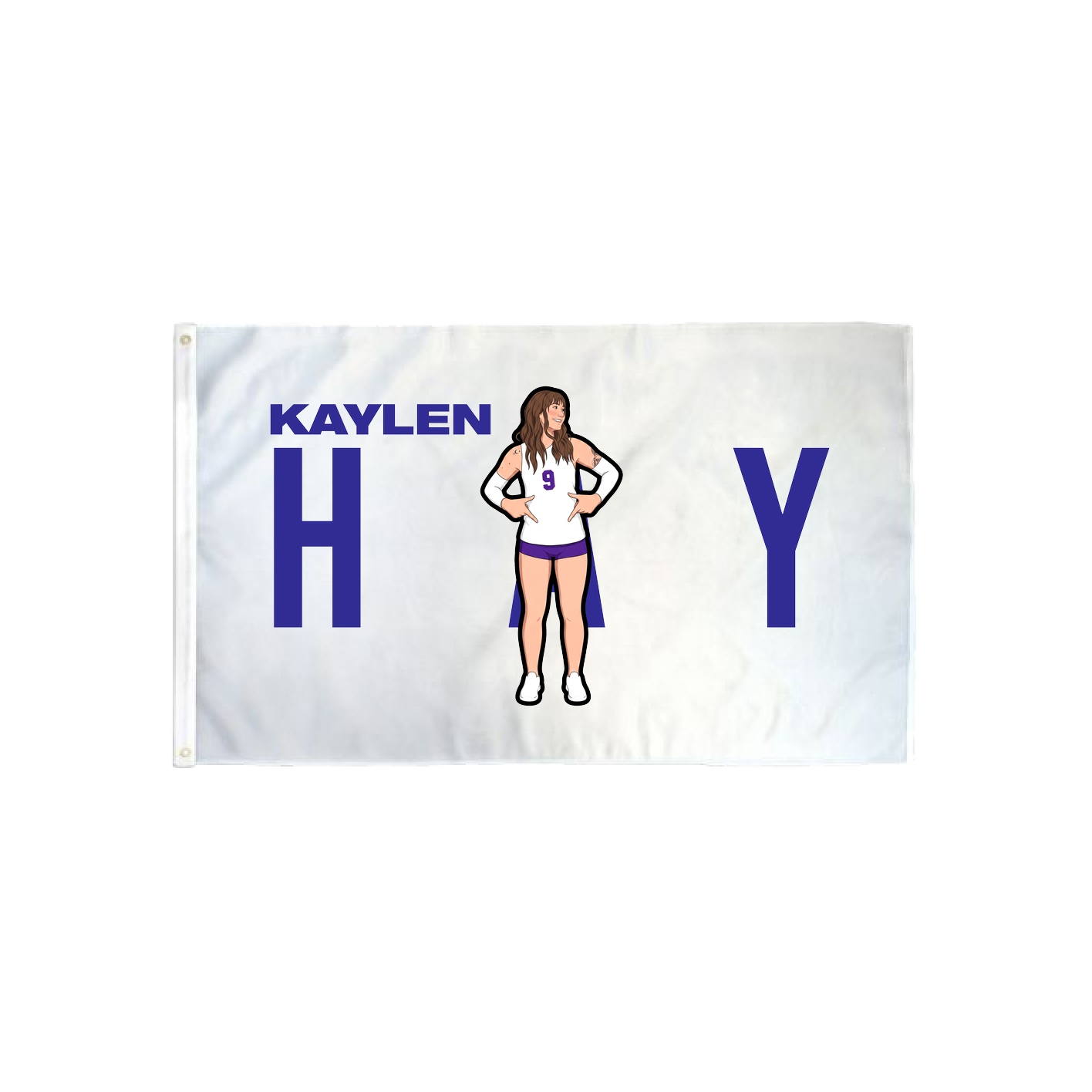 3x5 Flag — Player Name in Classic