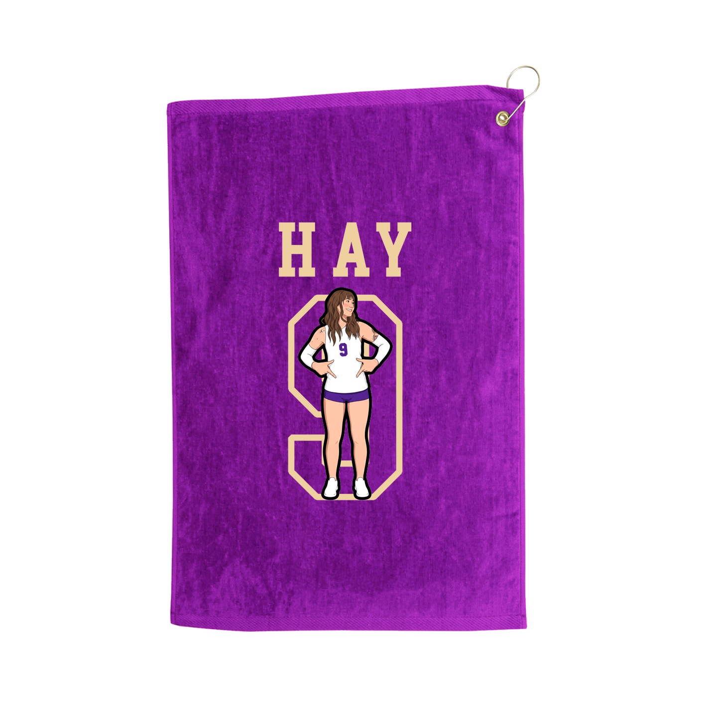 Golf Towel — Shirsey in Purple