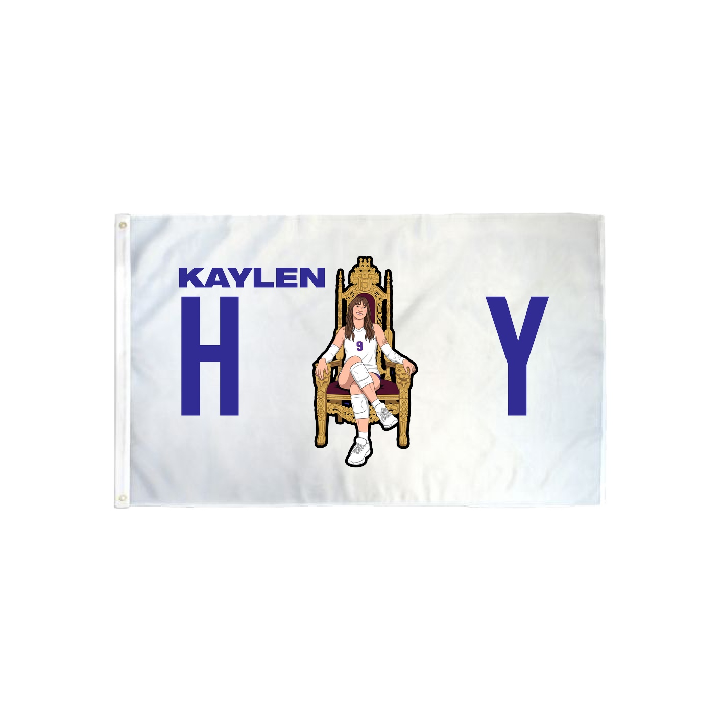 3x5 Flag — Player Name in Classic