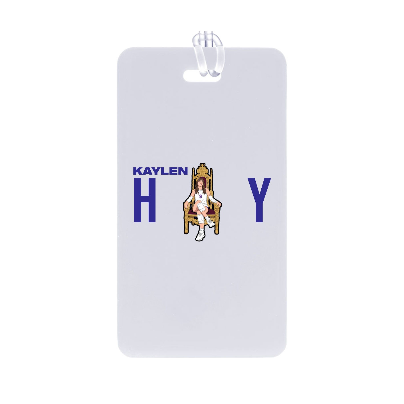 Bag Tag — Player Name in Classic