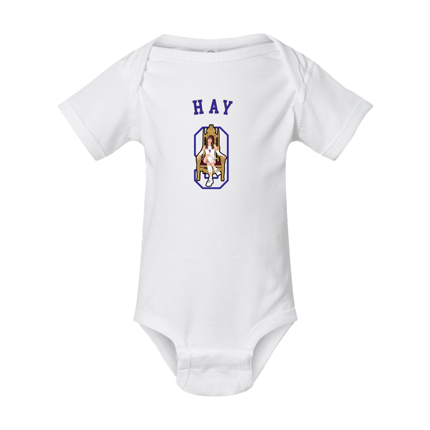 Baby Onesie — Shirsey Arch in White