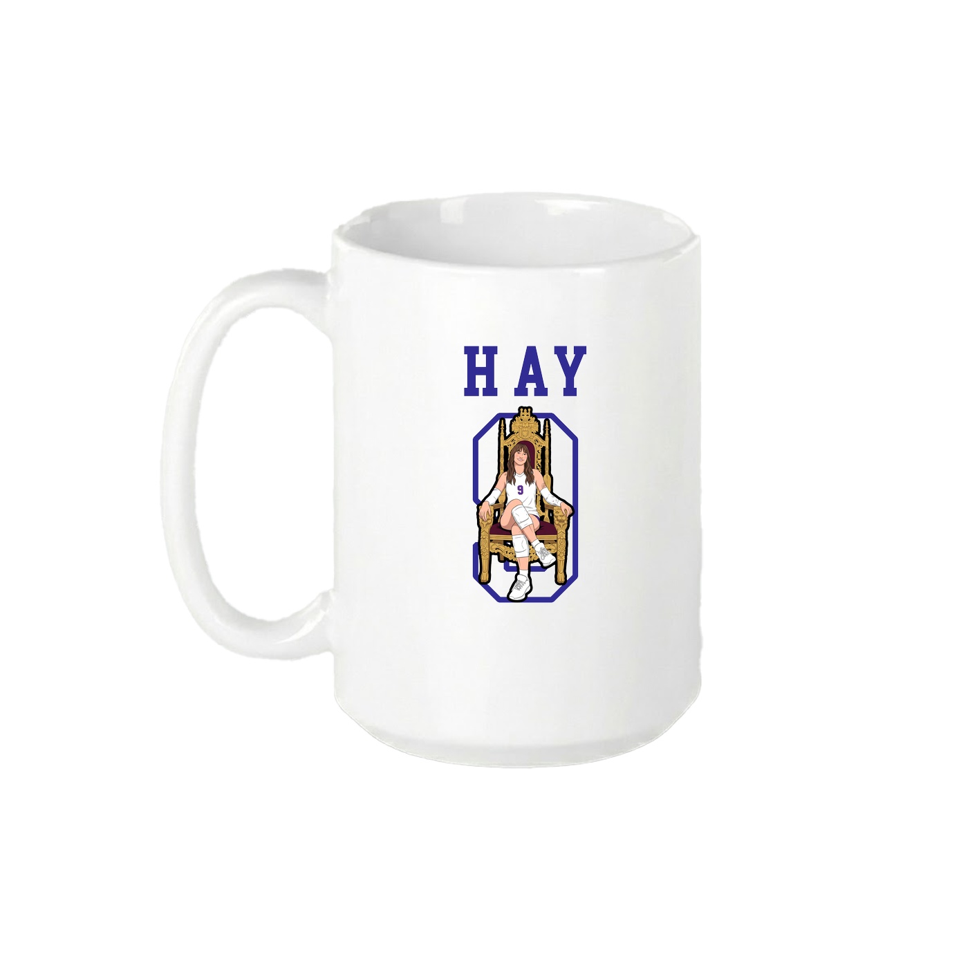 15oz Coffee Mug — Shirsey in White