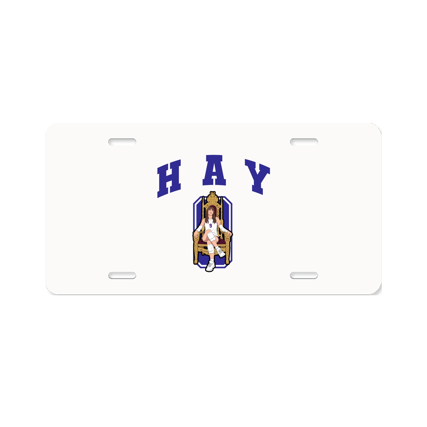 License Plate — Number in Classic