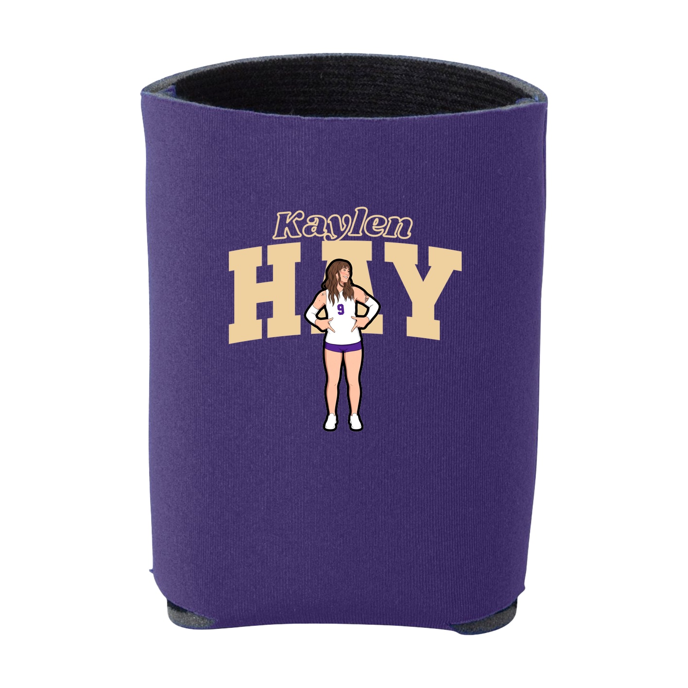 Can Holder — Name Arch in Purple