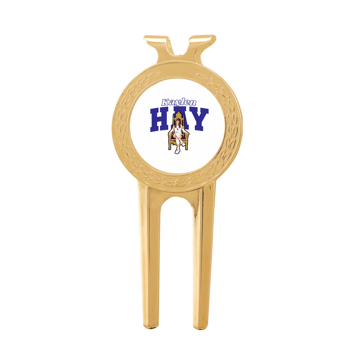 Divot Tool with Ball Marker — Name Arch in Classic