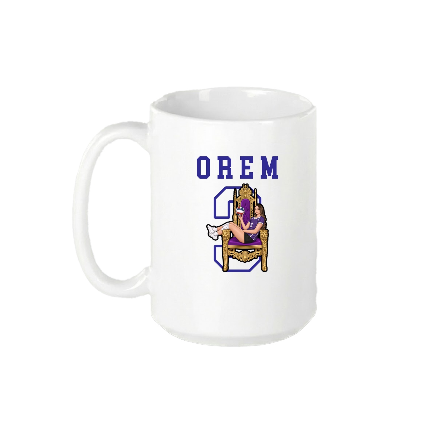 15oz Coffee Mug — Shirsey in White