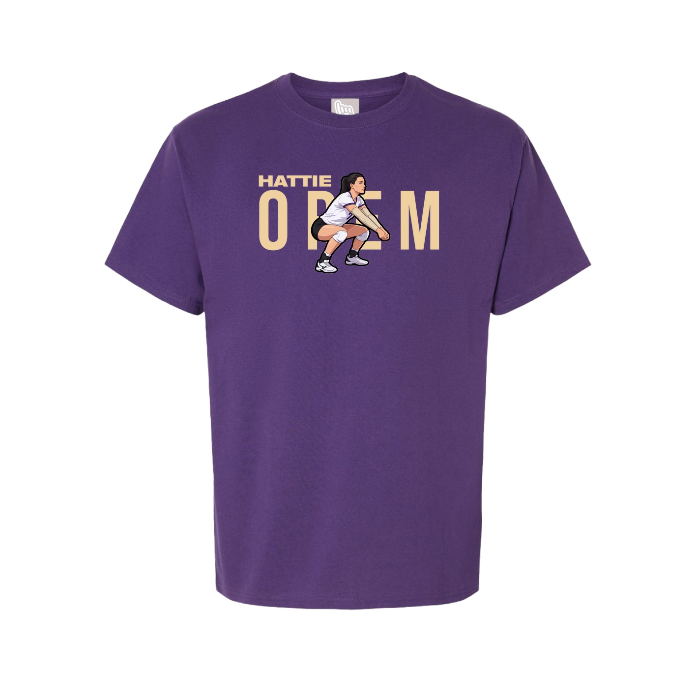 Youth Tee — Player Name in Purple