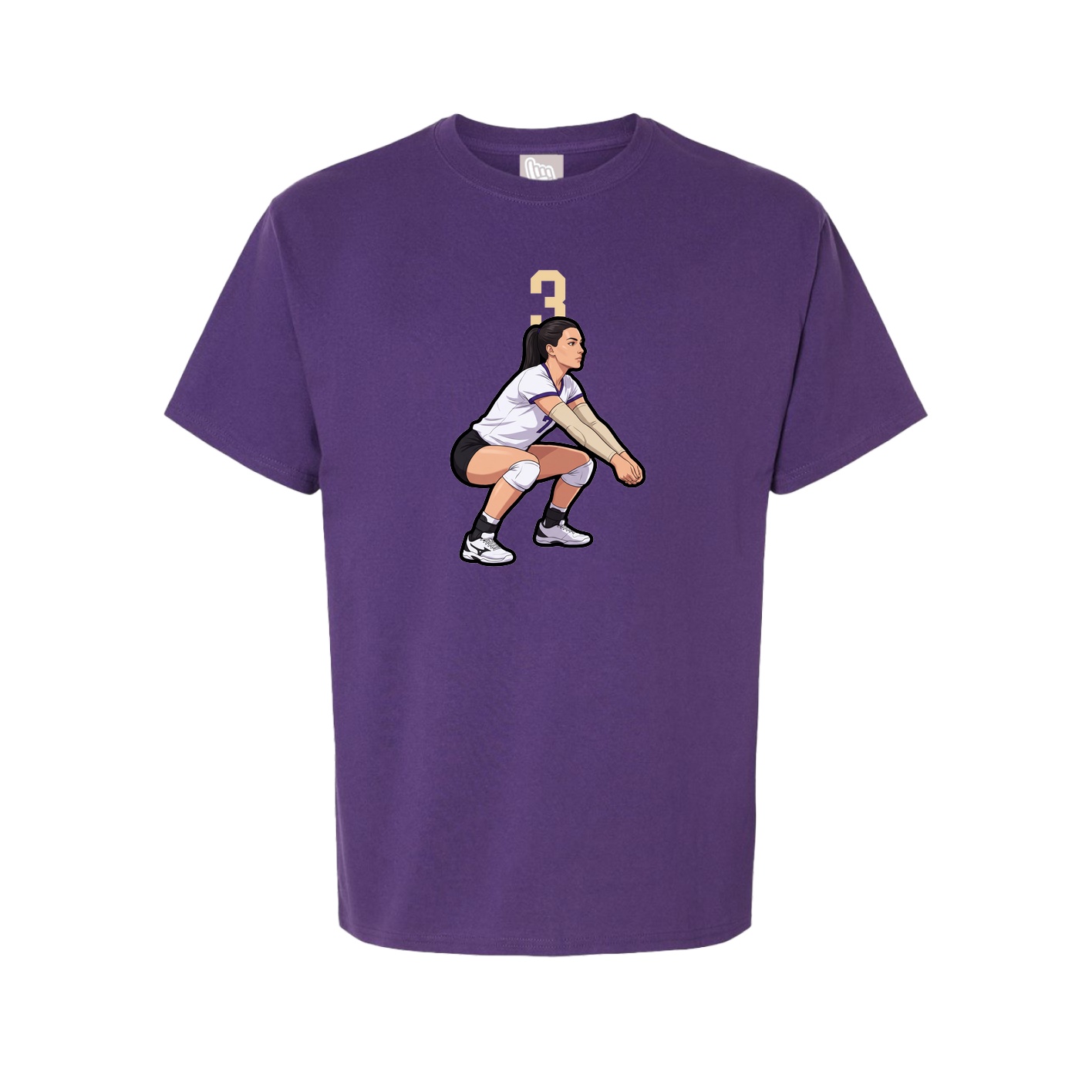 Tee — Number Top in Purple