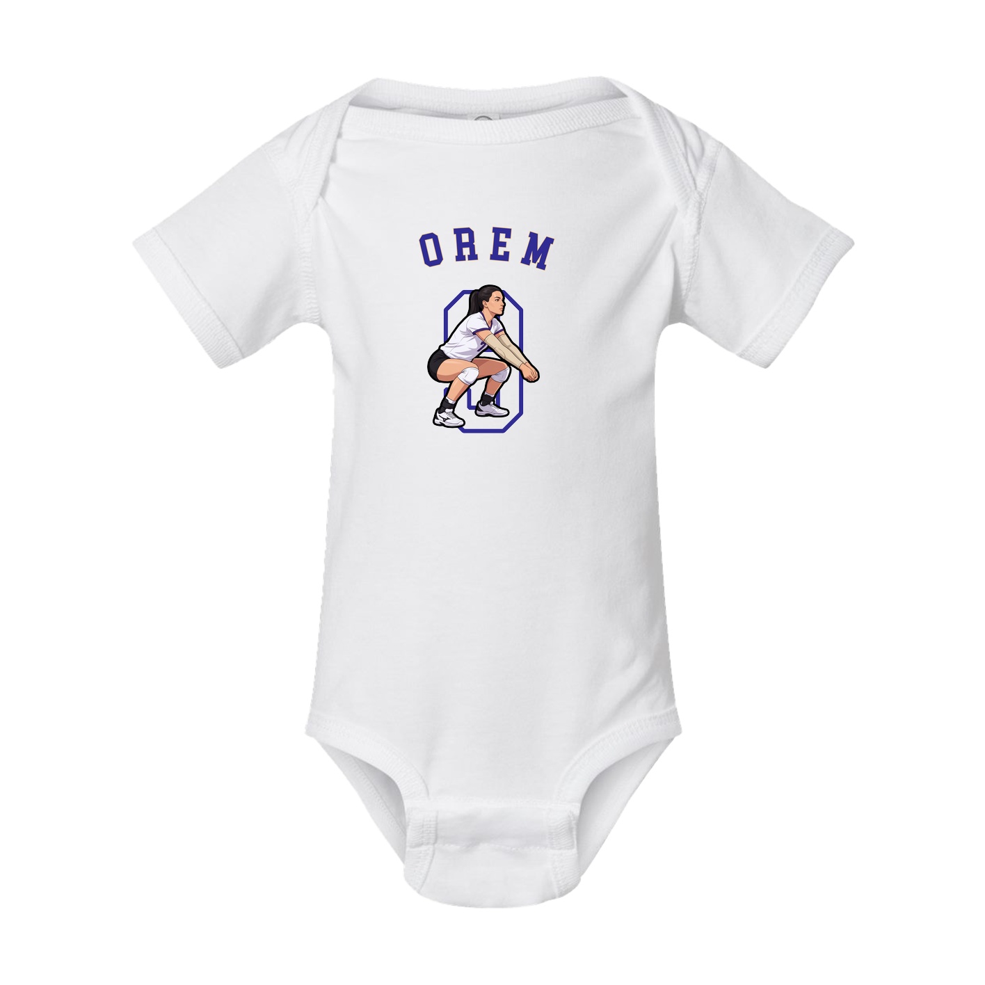 Baby Onesie — Shirsey Arch in White