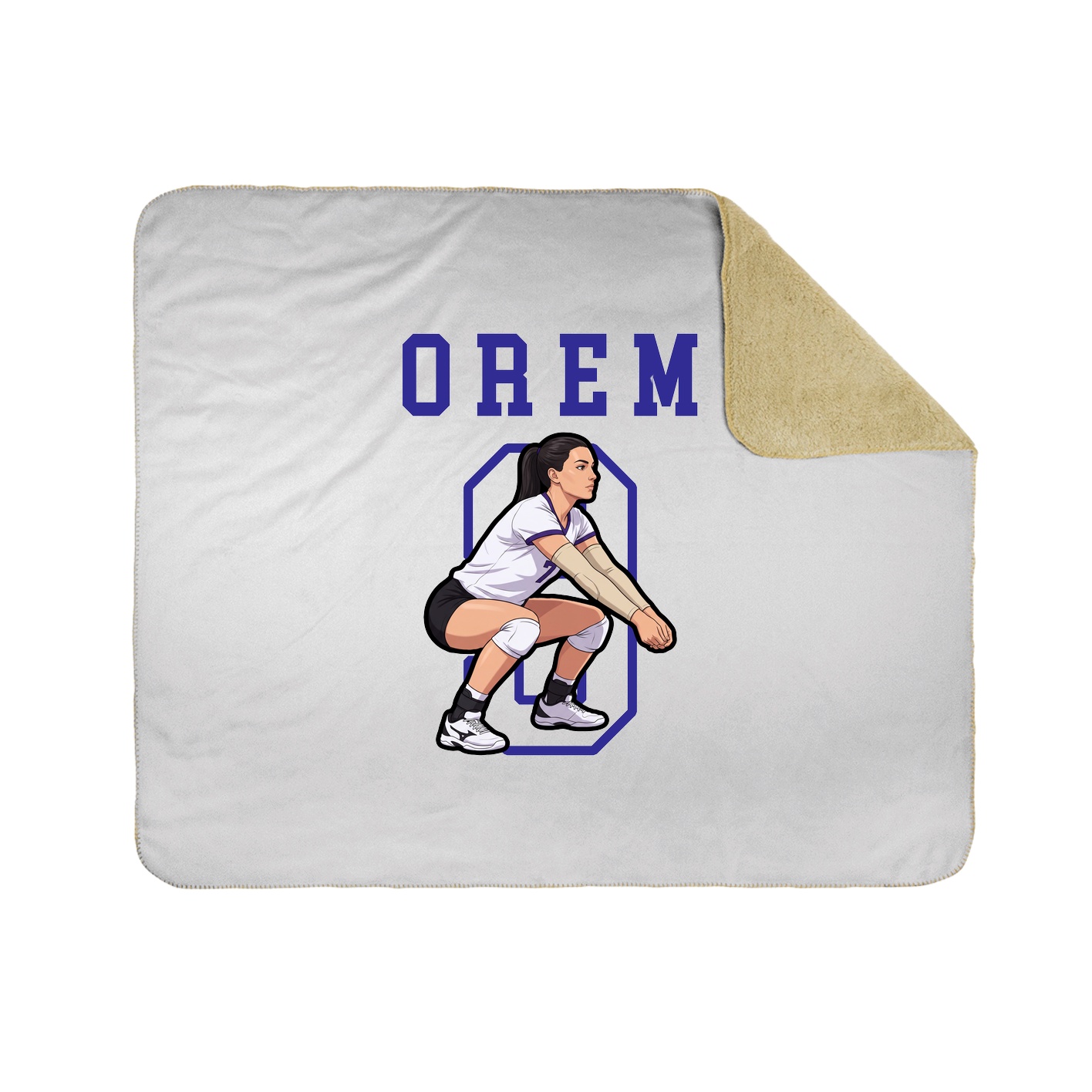 Throw Blanket — Shirsey in White